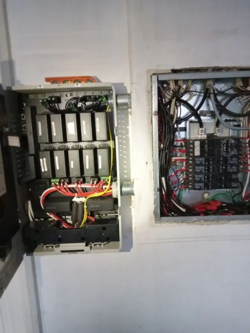 Electrical panel upgrade completed for Ring Doorbell Installation in Raymond